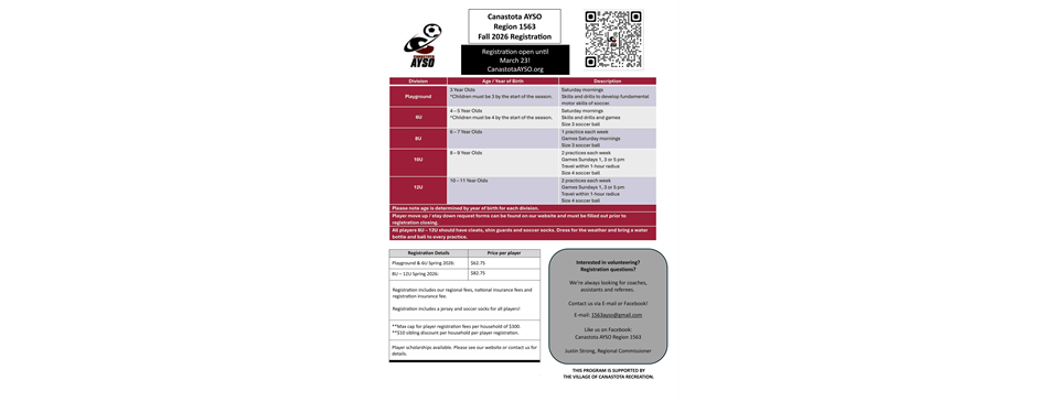 Registration is Open for Spring 2026